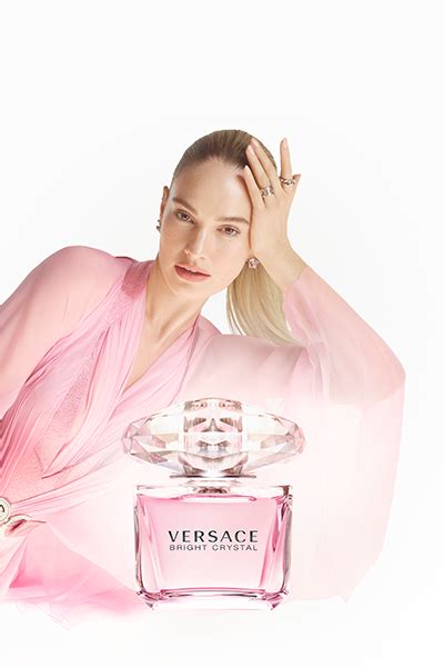 versace adv|Versace bright crystal ad model.